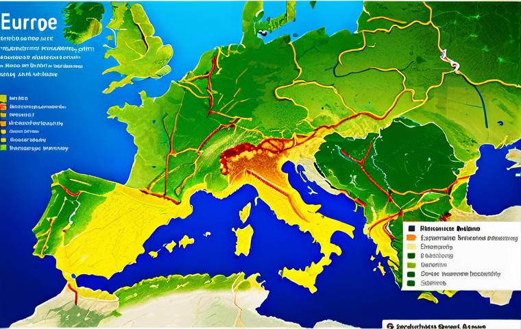 Geopolitical Analysis**

"A professional-looking map of Europe highlighting renewable energy resources, overlaid with AI data visualizations showing potential trade routes and areas of cooperation. Safe for work, appropriate content, fully clothed. Modern infographic style, clean design, professional."

**